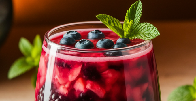 Berry Hibiscus Cooler Mocktail