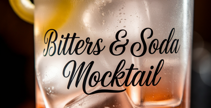 Bitters & Soda Mocktail