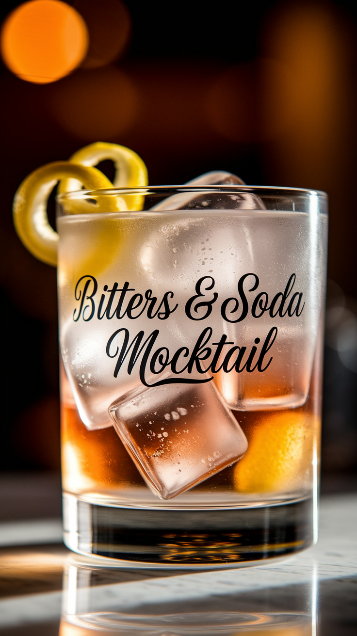 Bitters & Soda Mocktail