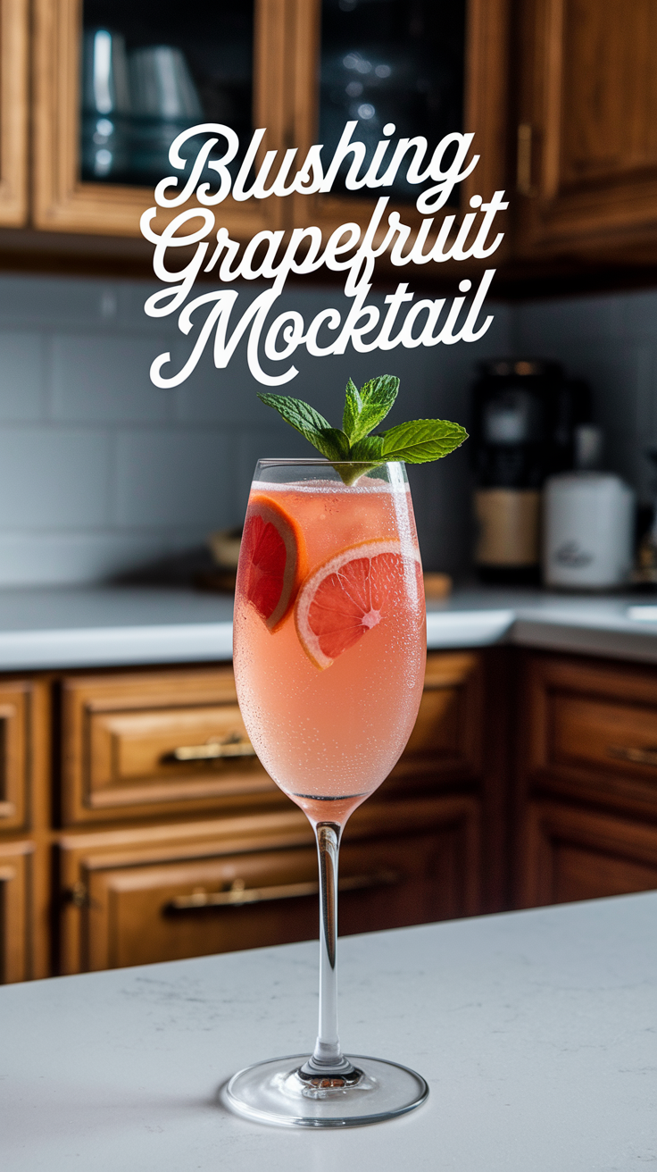 Blushing Grapefruit Mocktail
