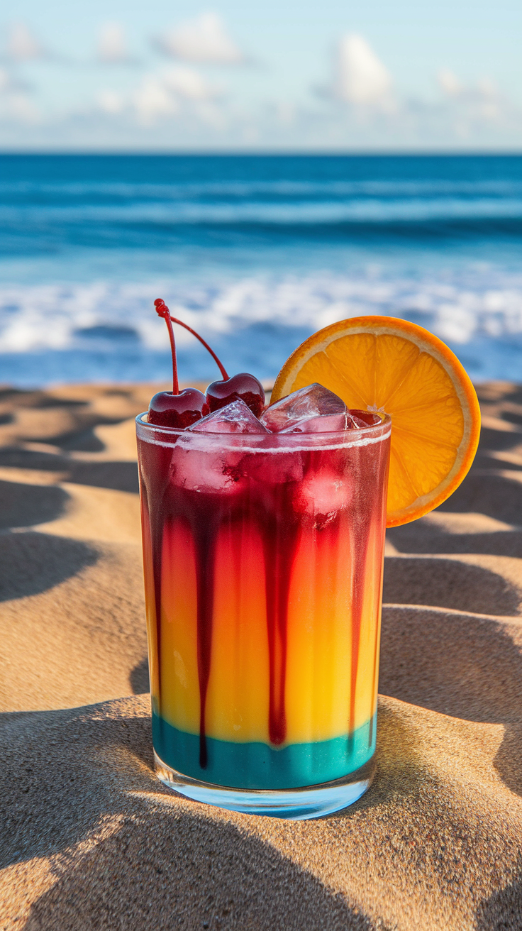 Caribbean Sunrise Mocktail