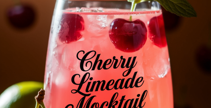Cherry Limeade Mocktail