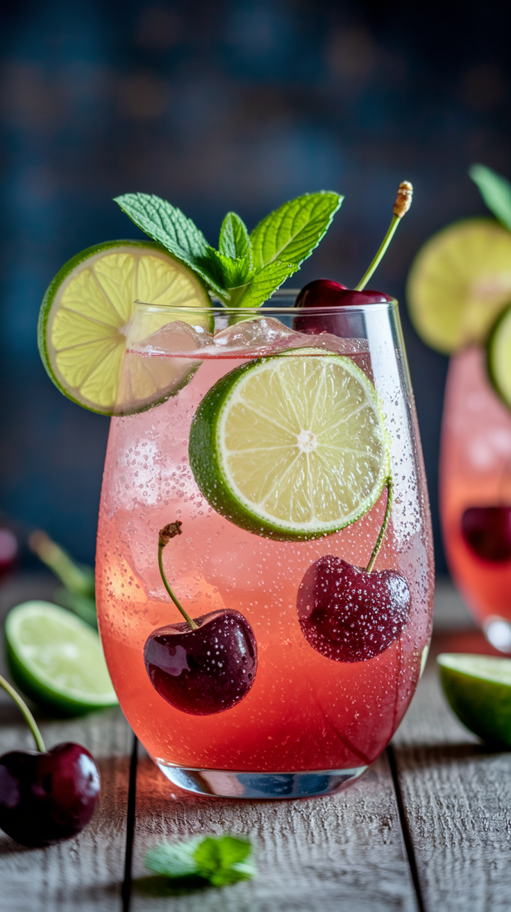 Cherry Limeade Mocktail