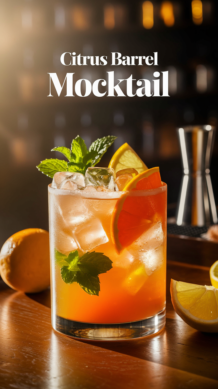 Citrus Barrel Mocktail