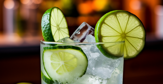 Cucumber Lime Rickey Mocktail