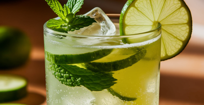 Cucumber Mint Cooler Mocktail