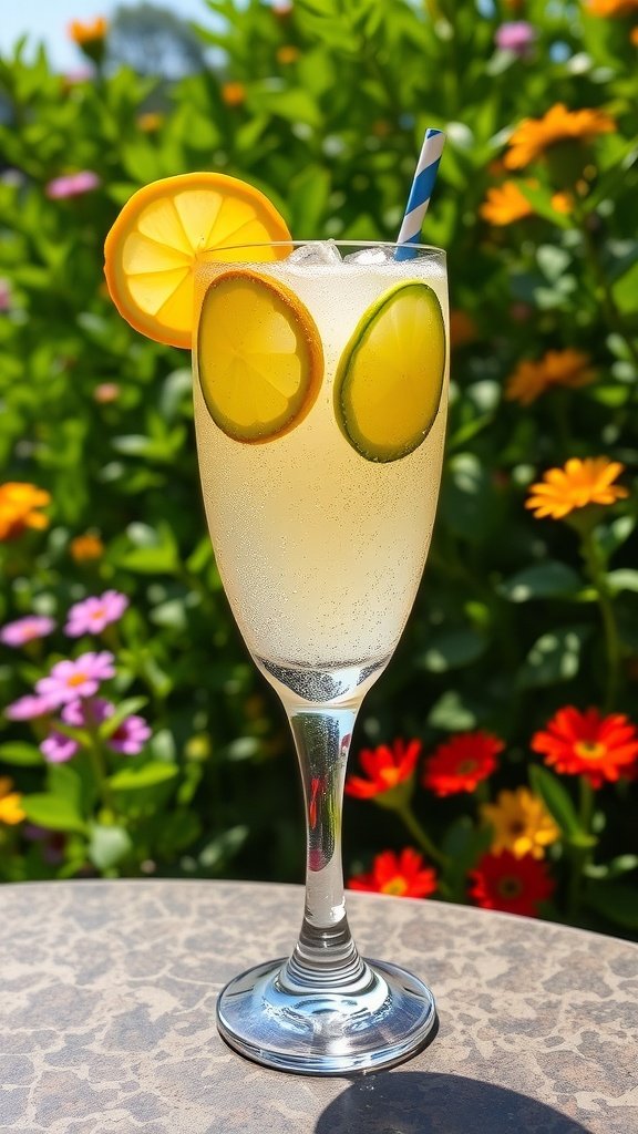 Easy Lemon Cucumber Mocktail Recipe
