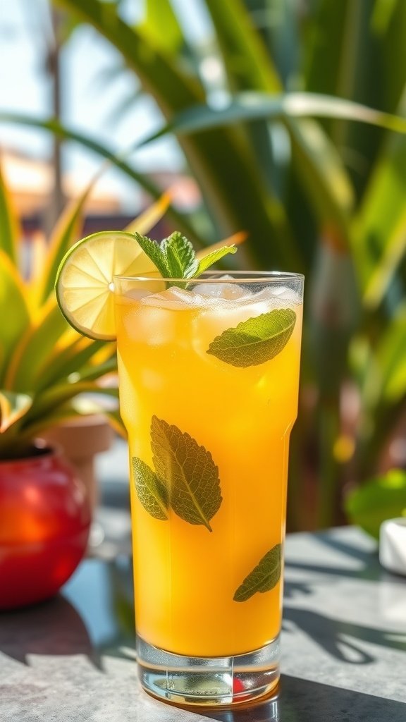 Easy Mango Mojito Mocktail Recipe