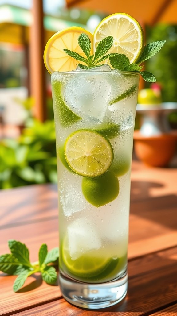 Easy Nojito Lime Mint Mocktail Recipe
