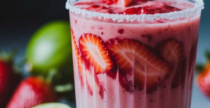 Frozen Strawberry Daiquiri Mocktail
