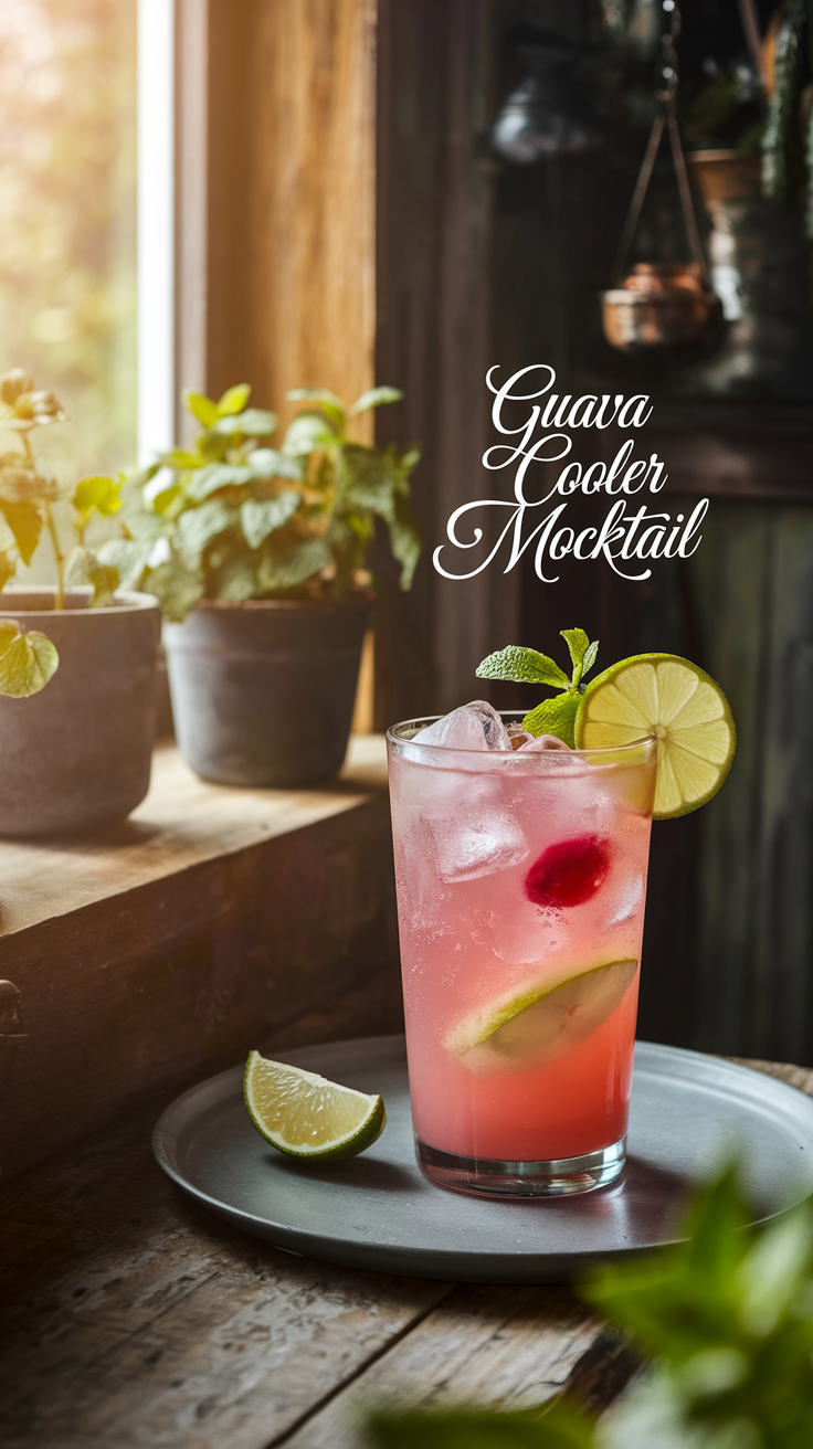 Guava Cooler Mocktail