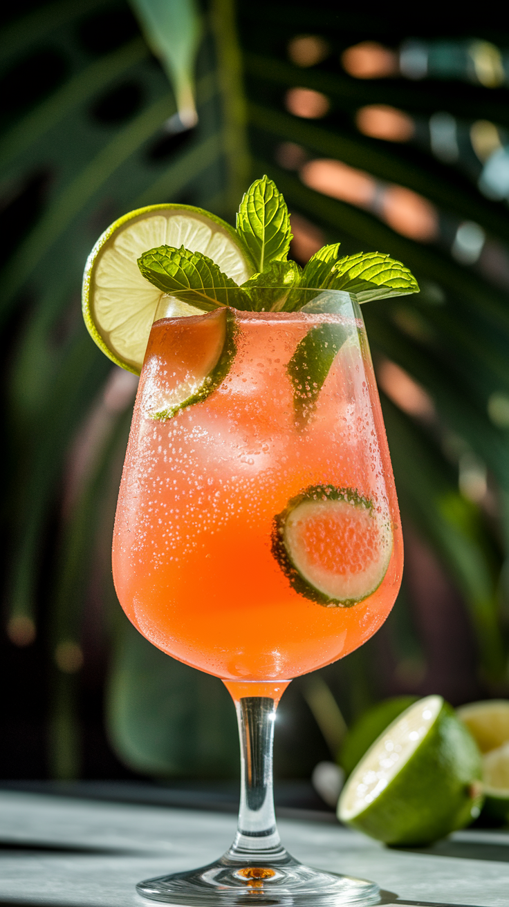 Guava Cooler Mocktail 
