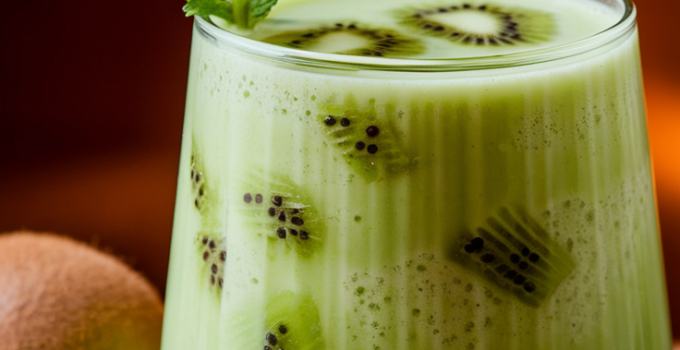 Kiwi Coconut Splash Mocktail