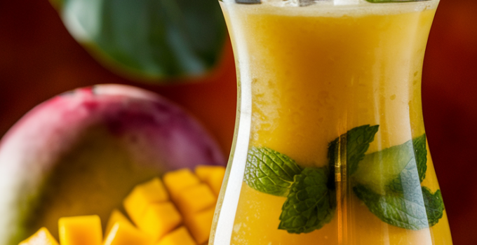 Mango Mojito Mocktail
