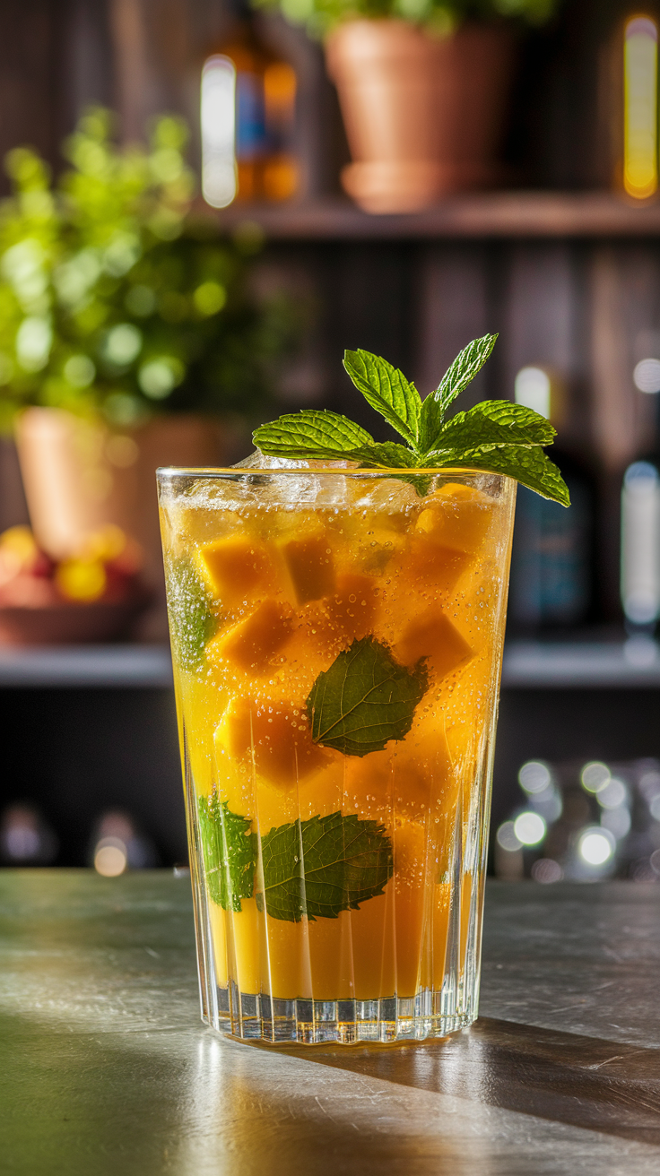 Mango Mojito Mocktail
