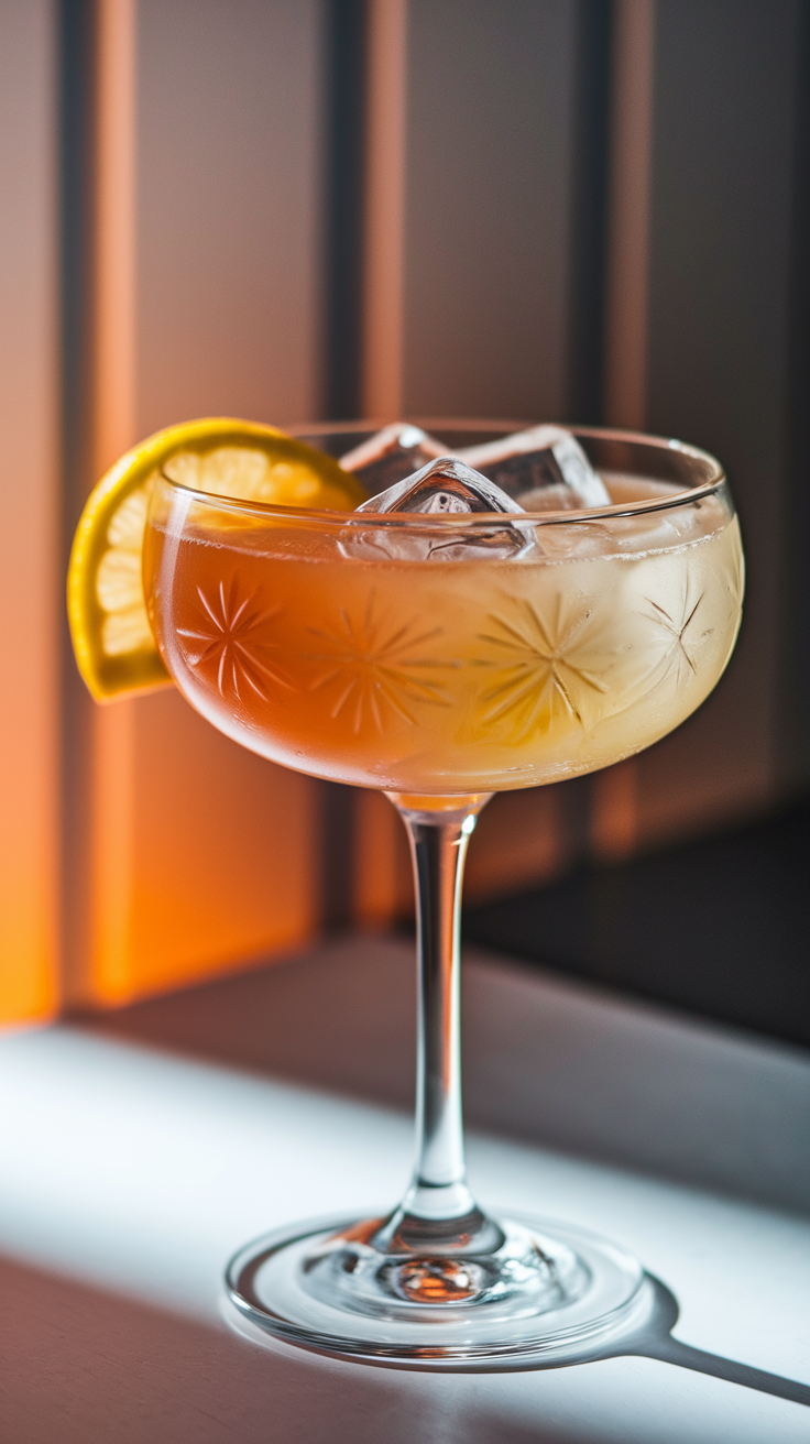 No Vodka Martini Mocktail