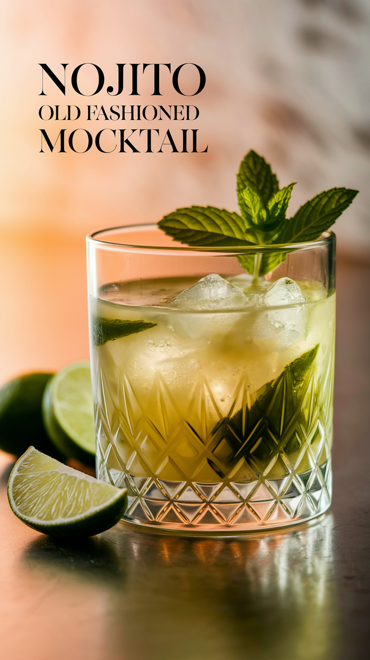 Nojito Old Fashioned Mocktail