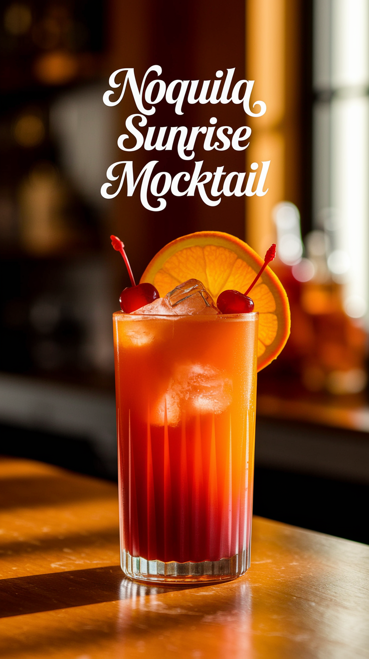 Noquila Sunrise Mocktail