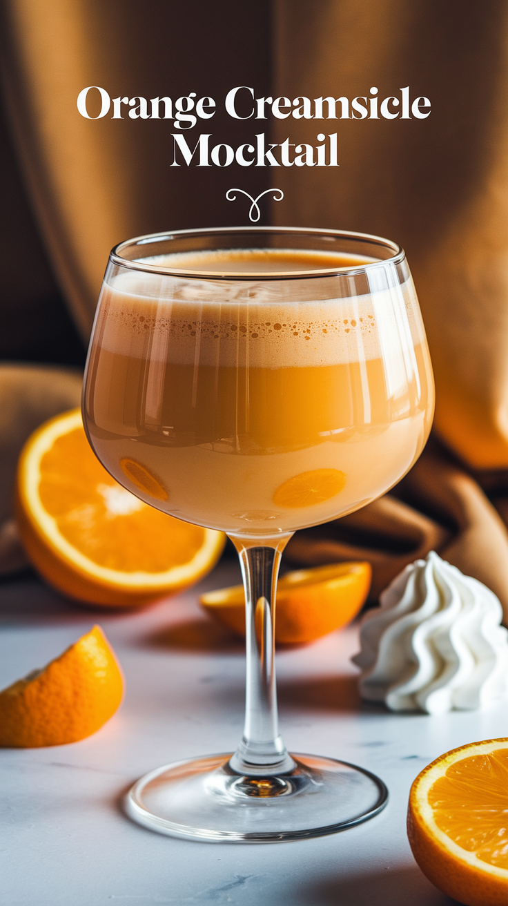 Orange Creamsicle Mocktail