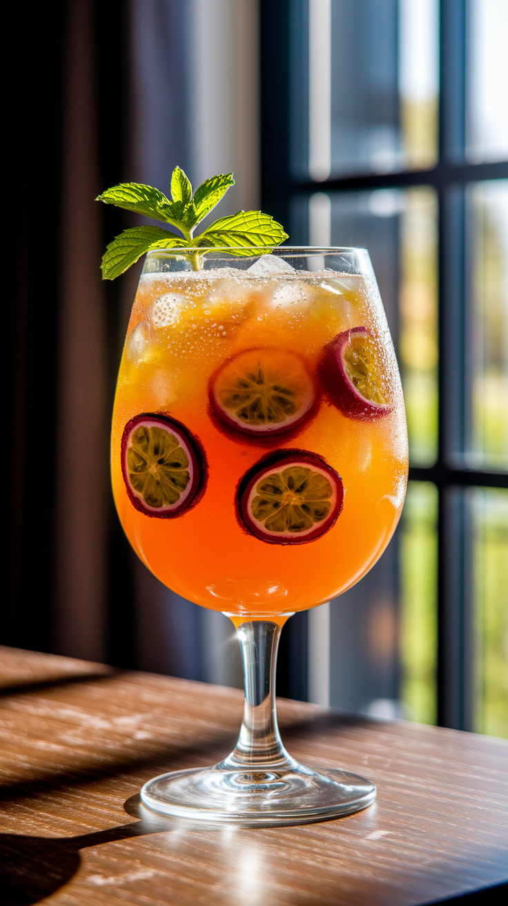 Passion Fruit Punch Mocktail