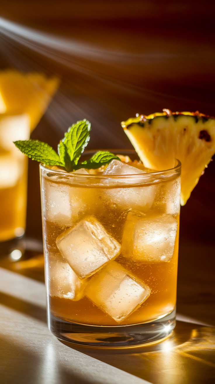 Pineapple Ginger Breeze Mocktail