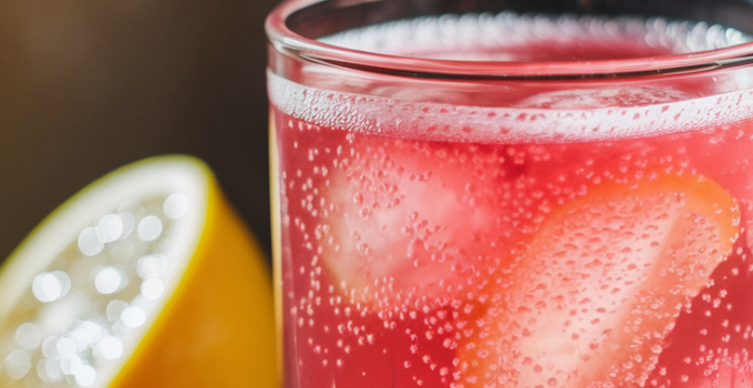 Raspberry Lemon Fizz Mocktail