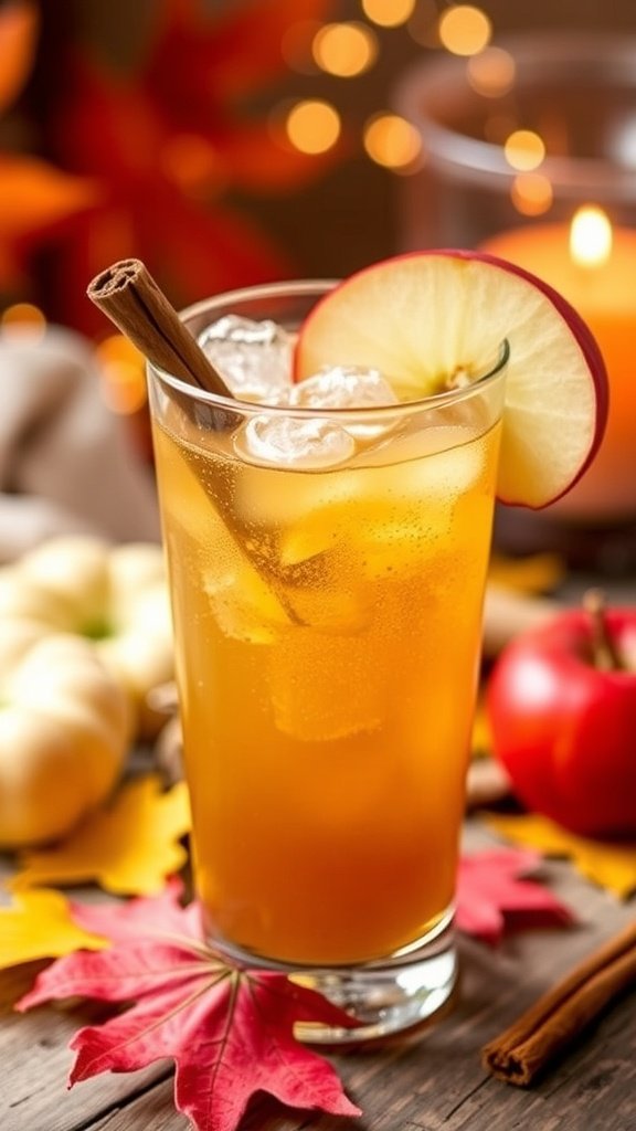Refreshing Apple Cinnamon Mocktail