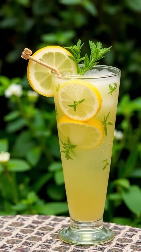 Refreshing Botanical Garden Fizz Mocktail