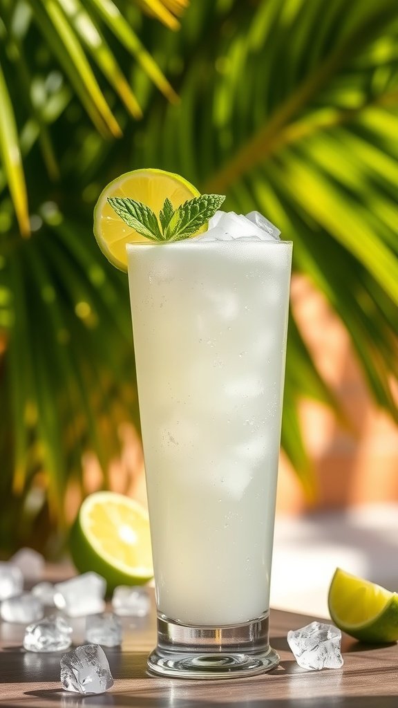 Refreshing Coconut Lime Mocktail