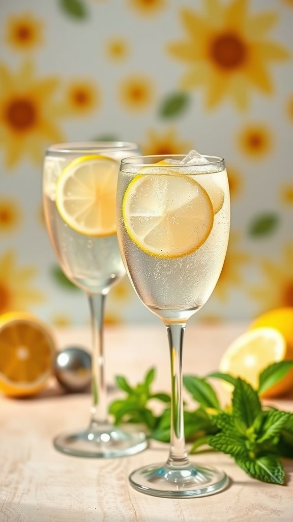 Refreshing Elderflower Sparkler Mocktail