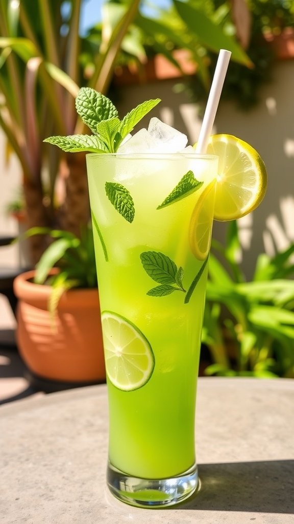 Refreshing Lemongrass Cooler Mocktail