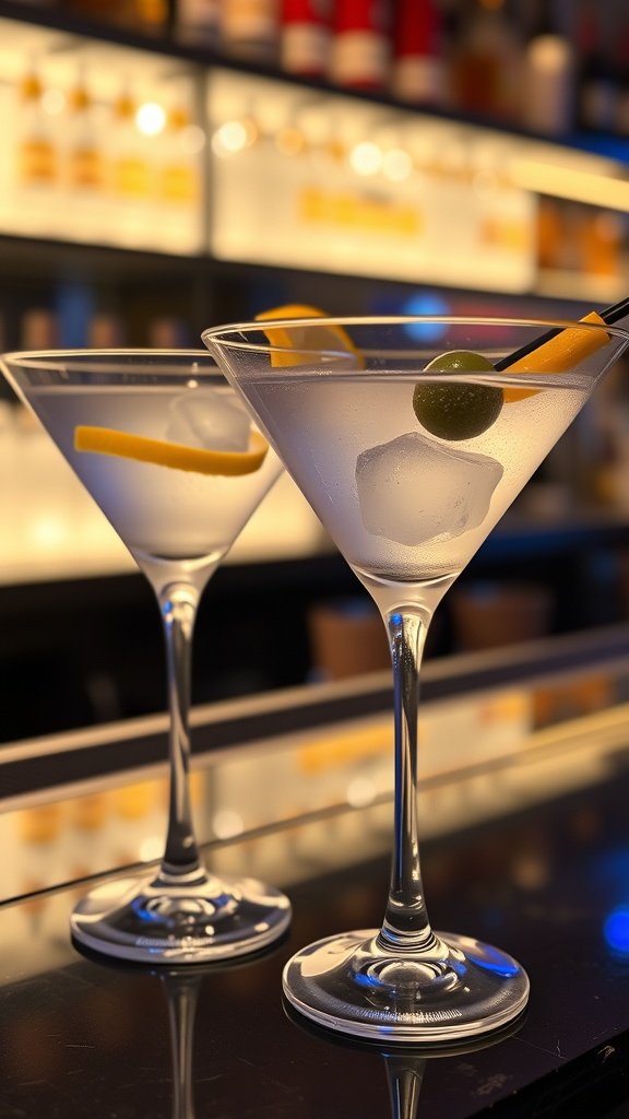 Refreshing No Vodka Martini Mocktail