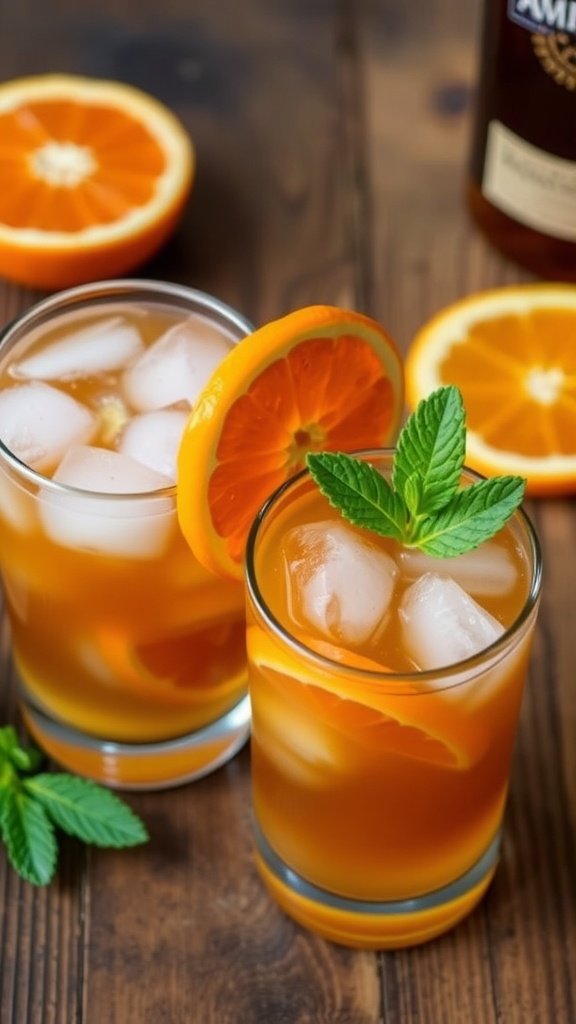 Refreshing Smoky Maple Mocktail