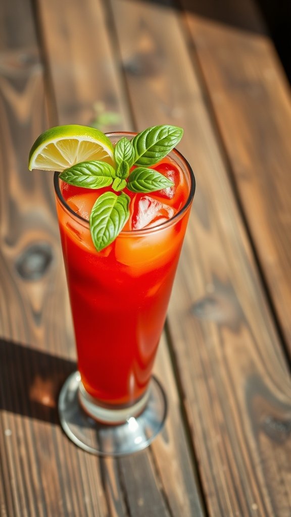 Refreshing Spicy Tomato Mocktail