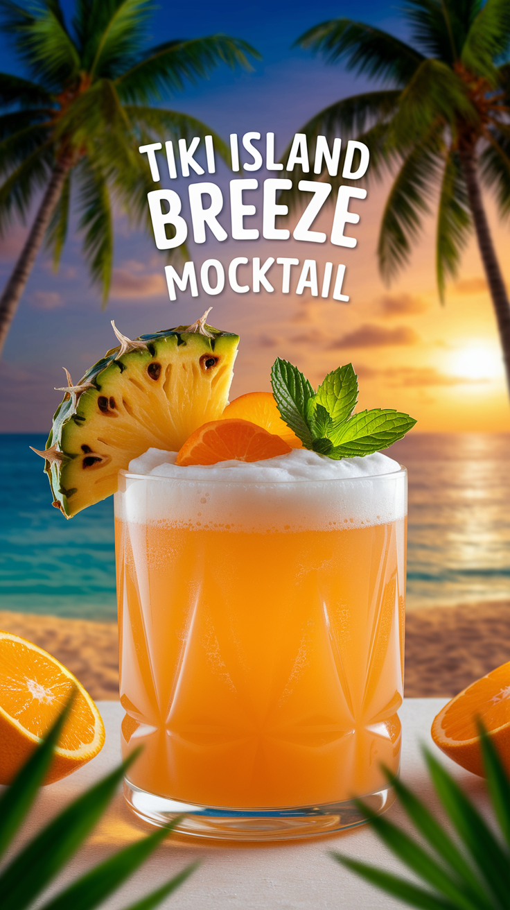 Tiki Island Breeze Mocktail
