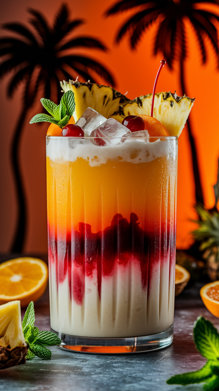Tiki Island Breeze Mocktail
