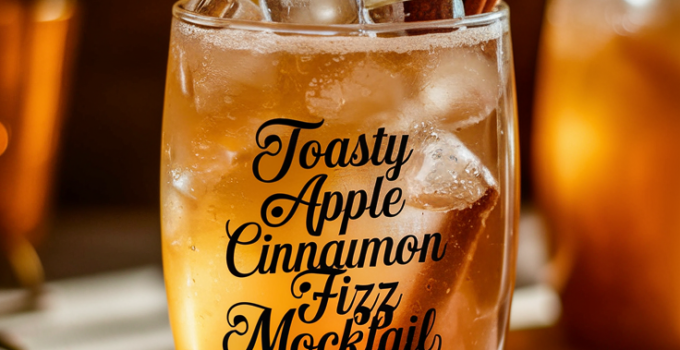 Toasty Apple Cinnamon Fizz Mocktail
