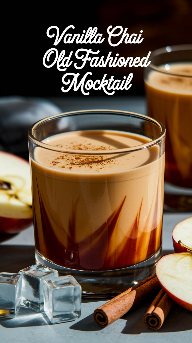 Vanilla Chai Old Fashioned Mocktail