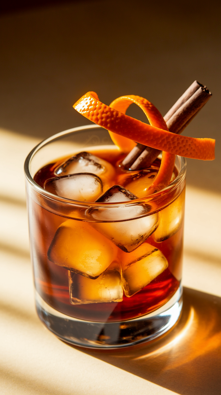 Vanilla Chai Old Fashioned Mocktail
