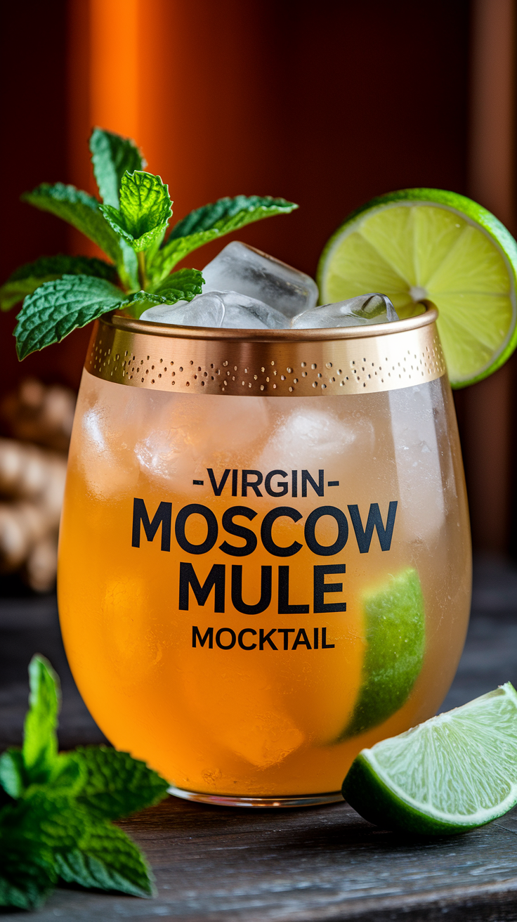 Virgin Moscow Mule Mocktail