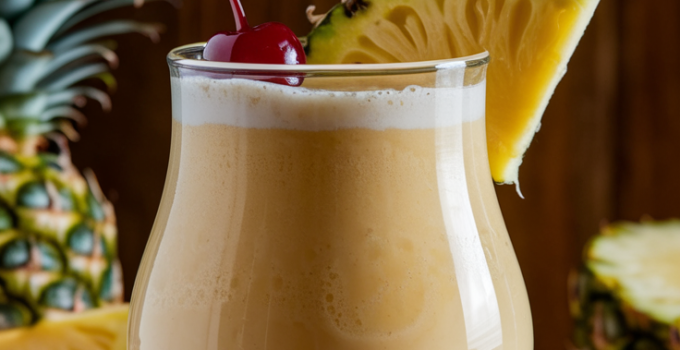 Virgin Piña Colada Mocktail