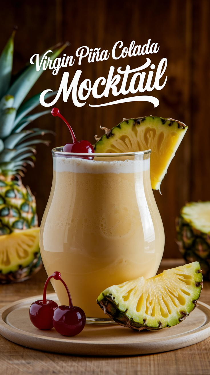Virgin Piña Colada Mocktail