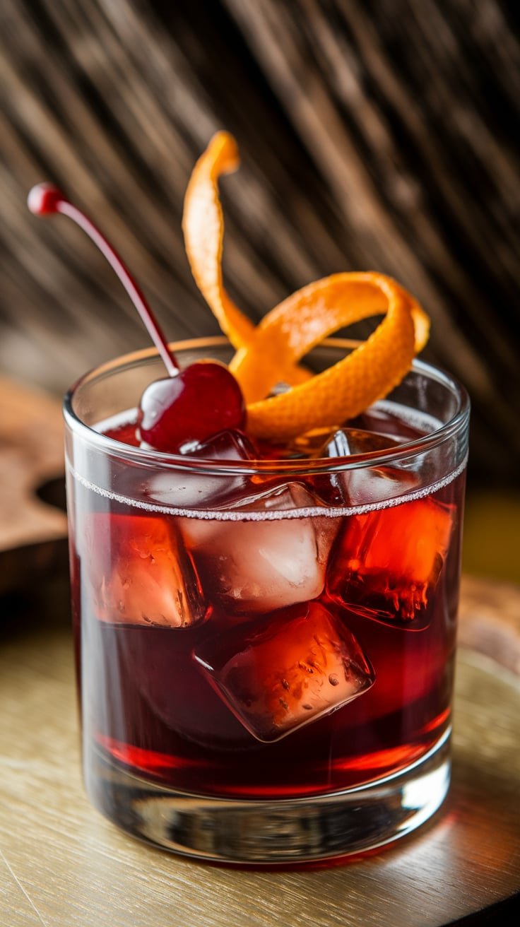 Zero-Proof Manhattan Mocktail