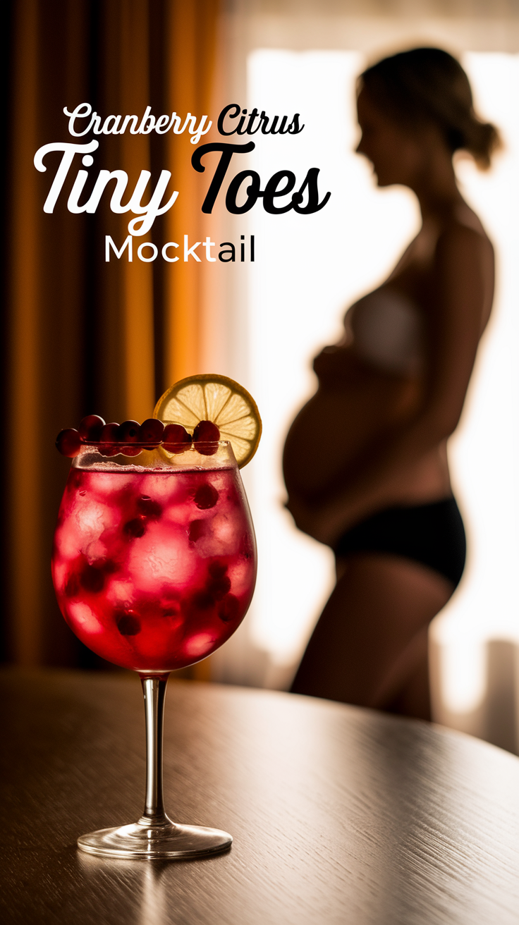 Cranberry Citrus Tiny Toes Mocktail