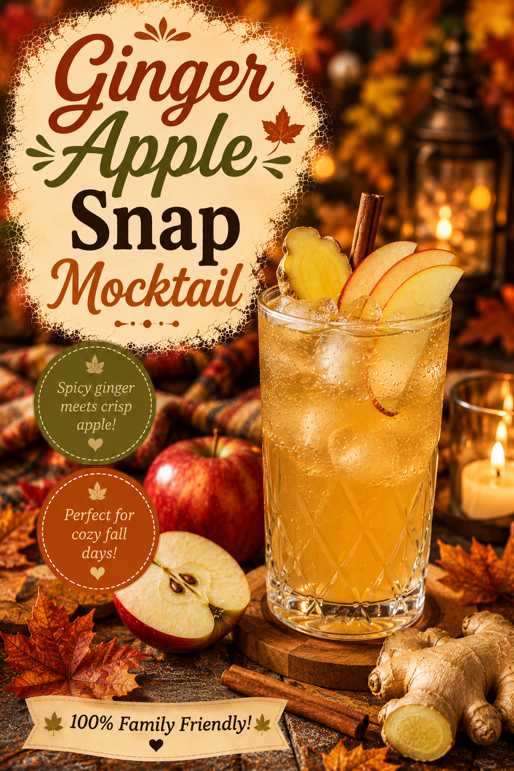 Ginger Apple Snap Mocktail