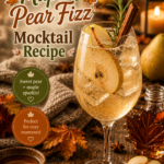 Maple Pear Fizz Mocktail
