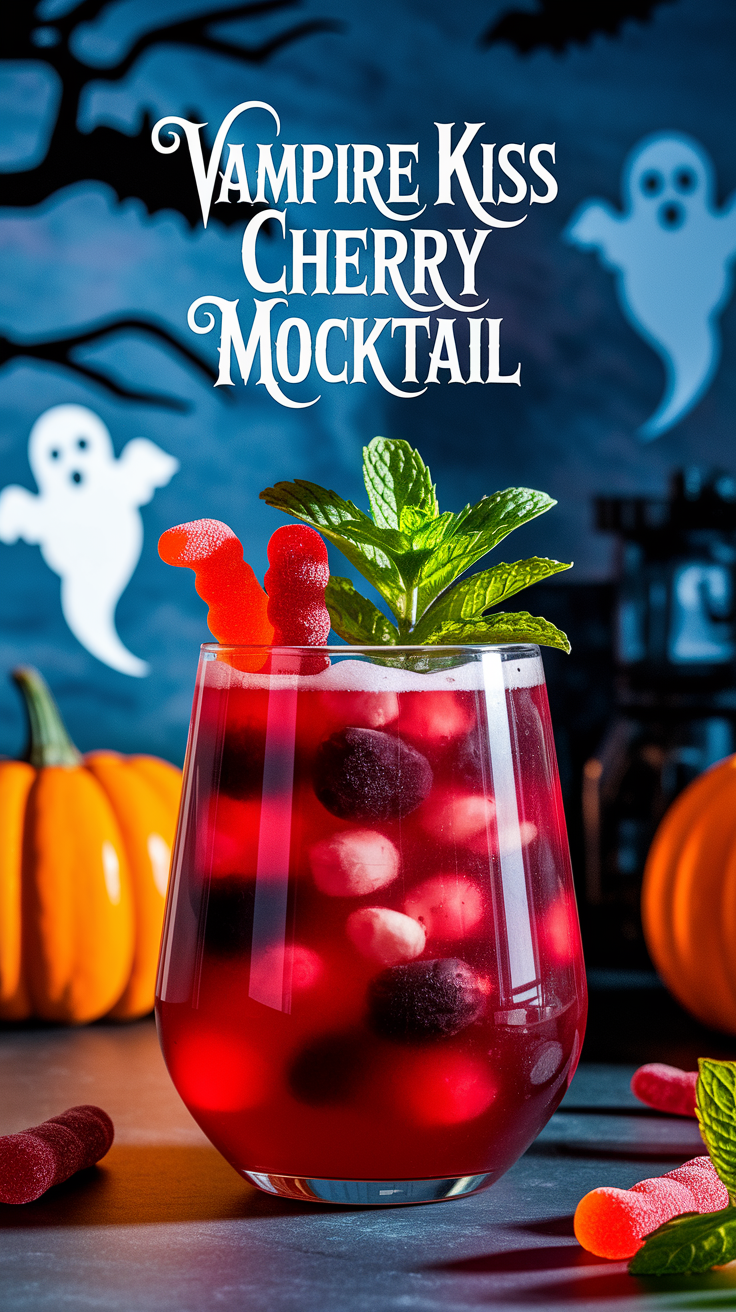 Vampire Kiss Cherry Mocktail