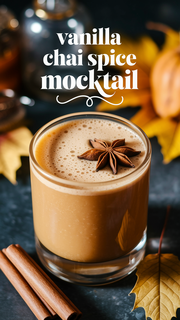 Vanilla Chai Spice Mocktail