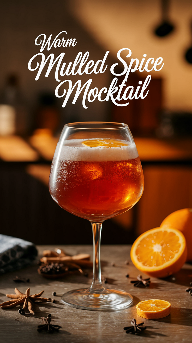 Warm Mulled Spice Mocktail