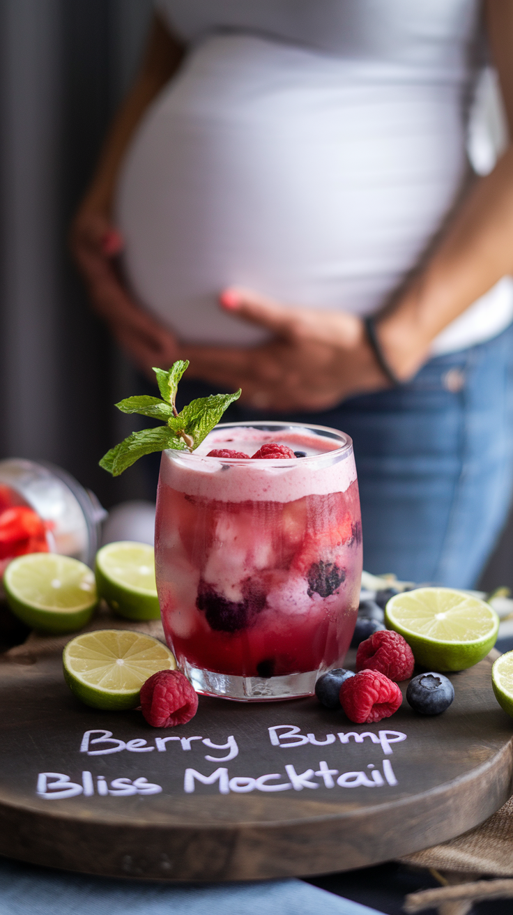 Berry Bump Bliss Mocktail 